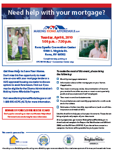 Making Home Affordable flyer